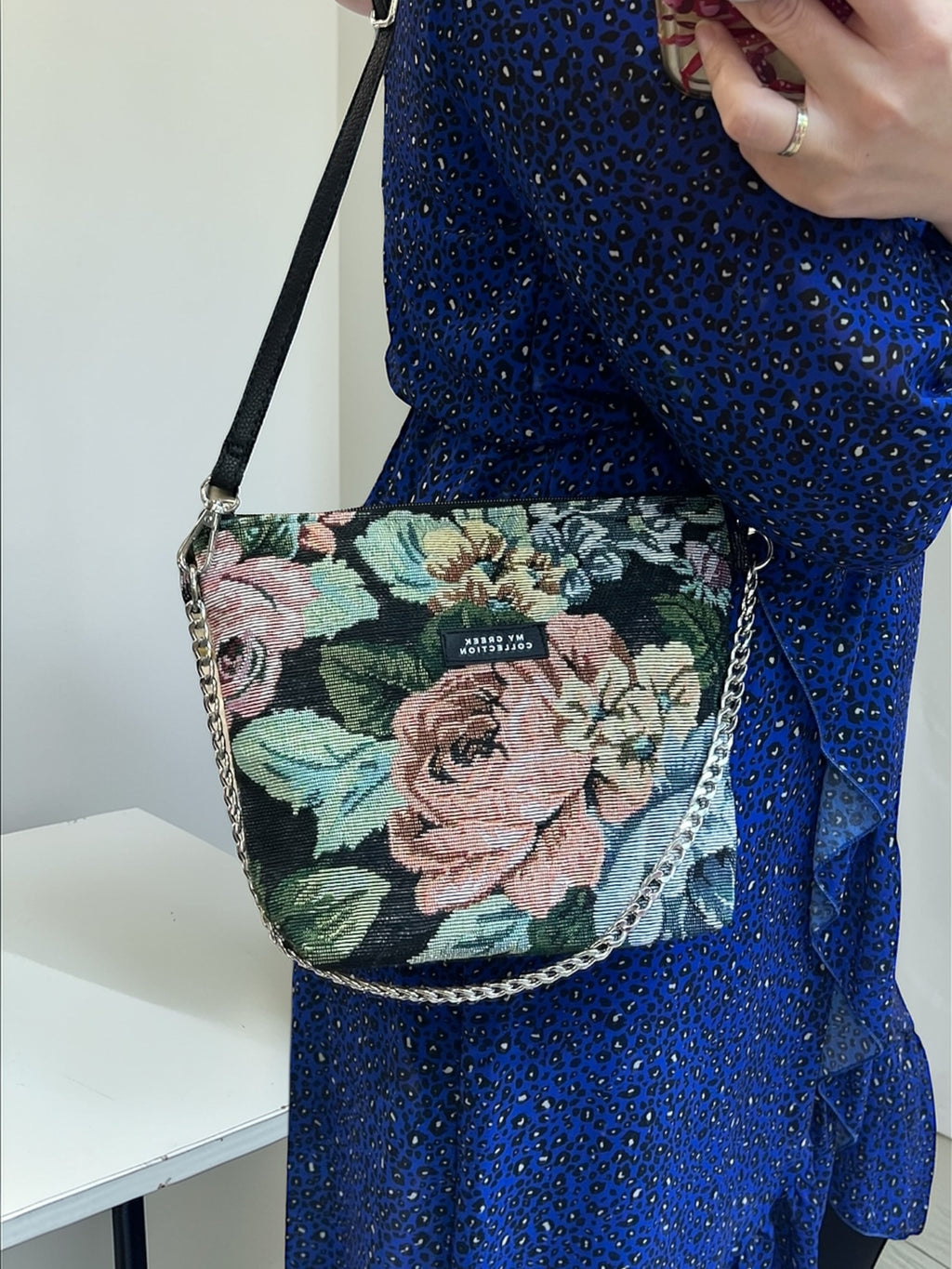 Olympia / Floral small crossbody bag