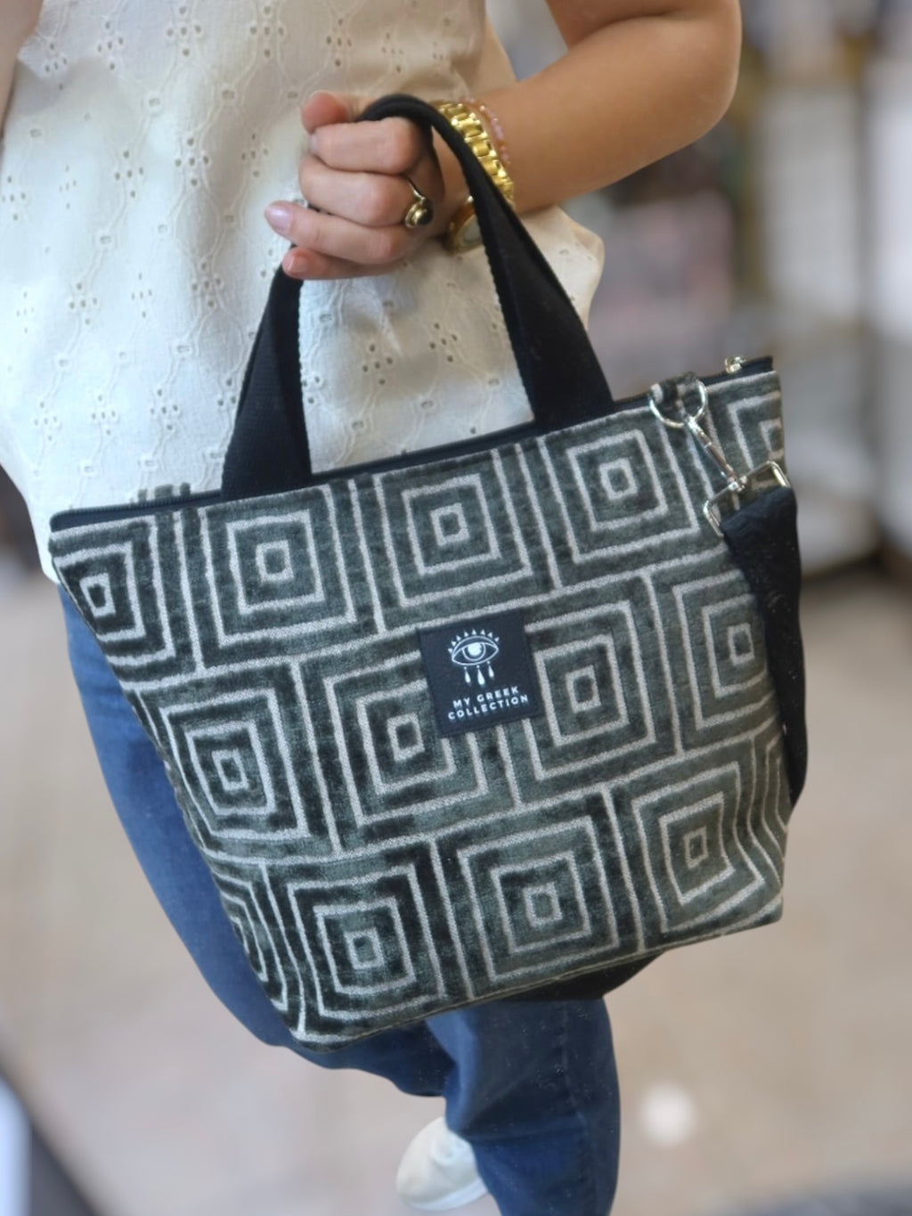 Leda / The Labyrinth Tote - Olive Green