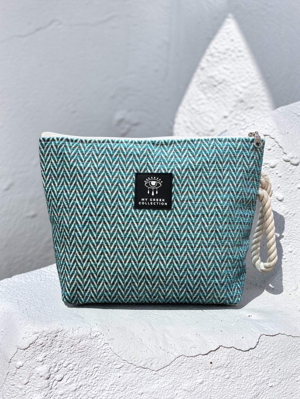 Artemis / Aegean Blue pouch bag