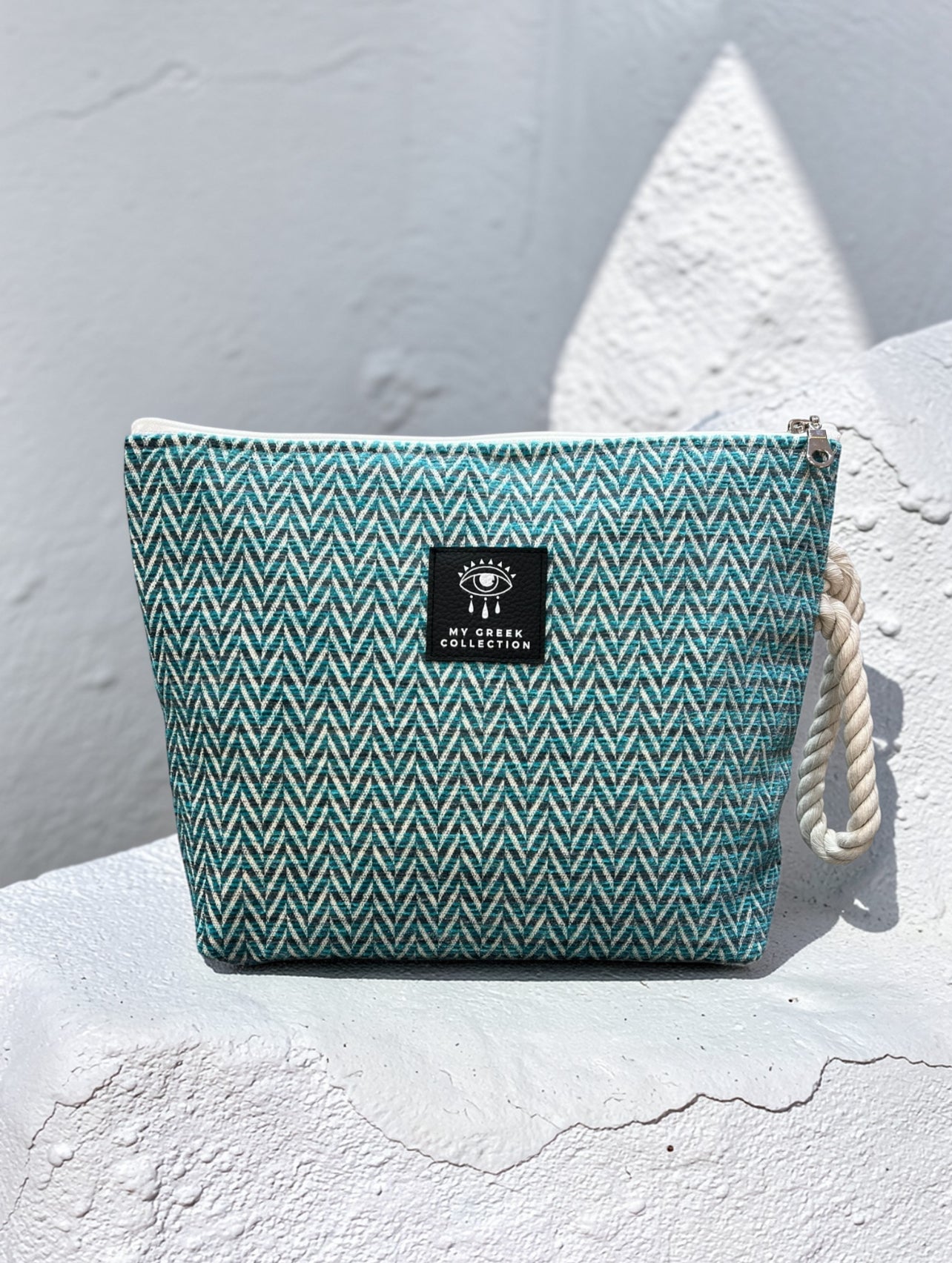 Artemis / Aegean Blue pouch bag