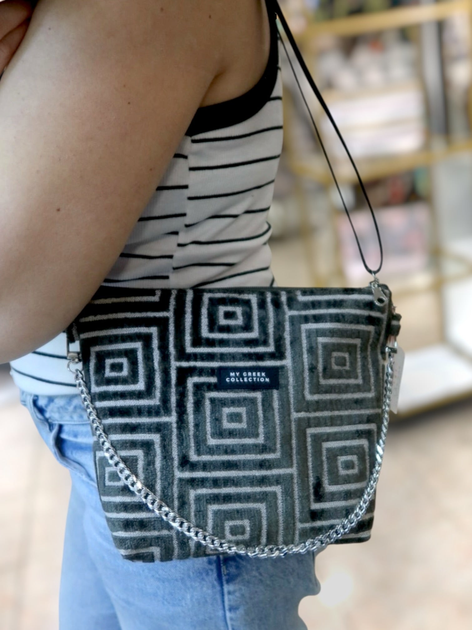 Olympia / The Labyrinth crimson Red Crossbody Bag