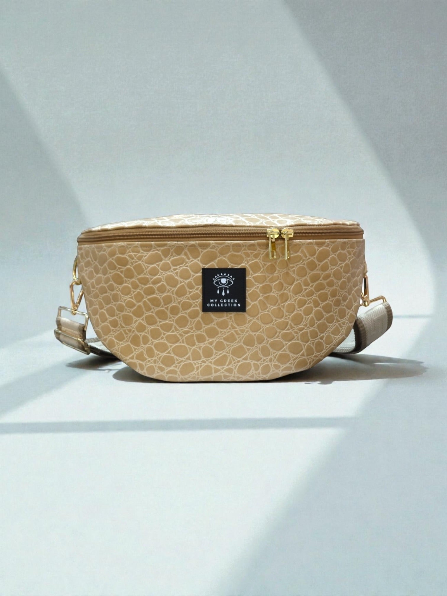 Hera / Large beige belt bag
