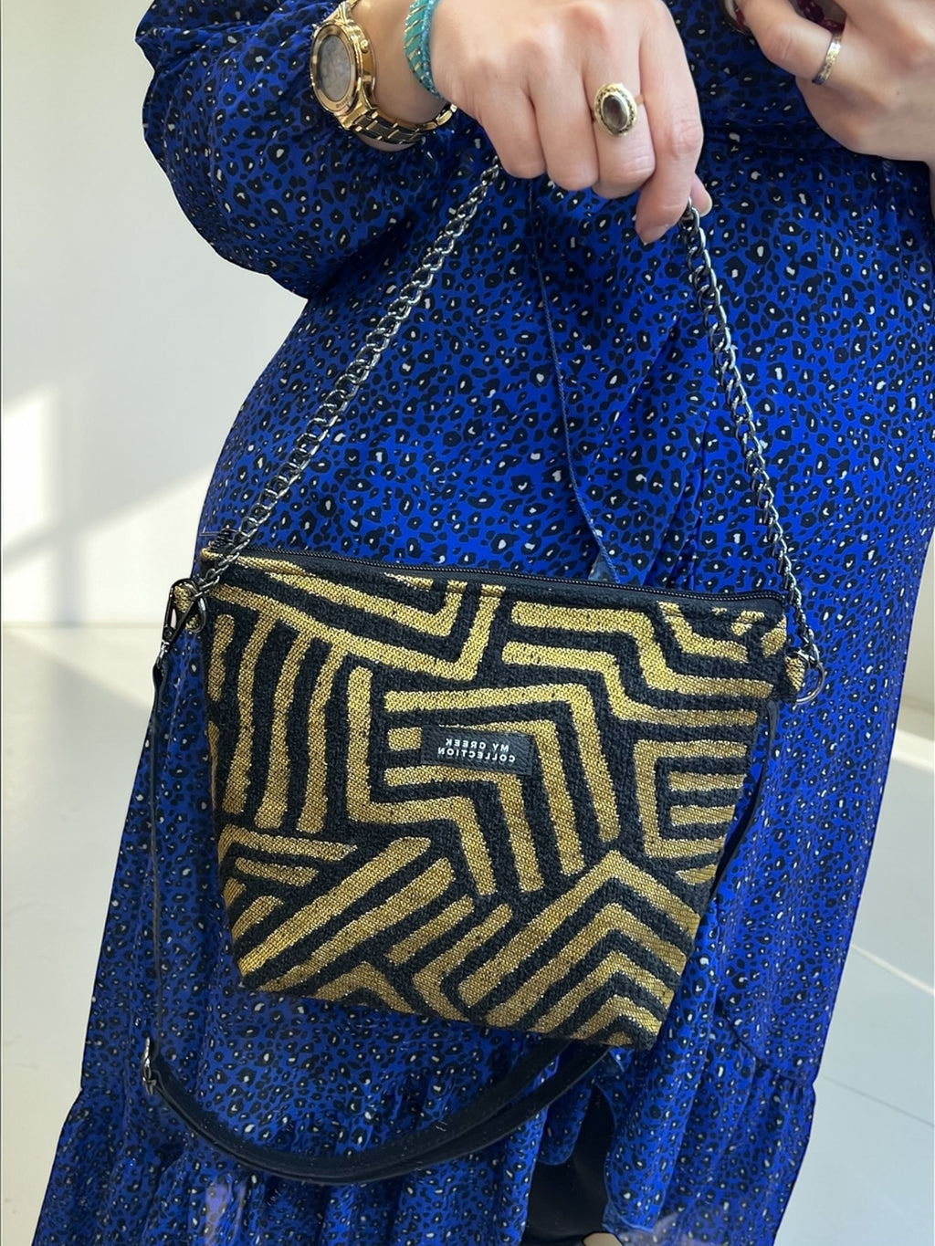 Olympia / Mycenaean small crossbody bag