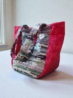Everyday and Beach Tote Bag / Greek Kourelou Bag: Boho Mediterranean Style Cotton Shoulder Bag