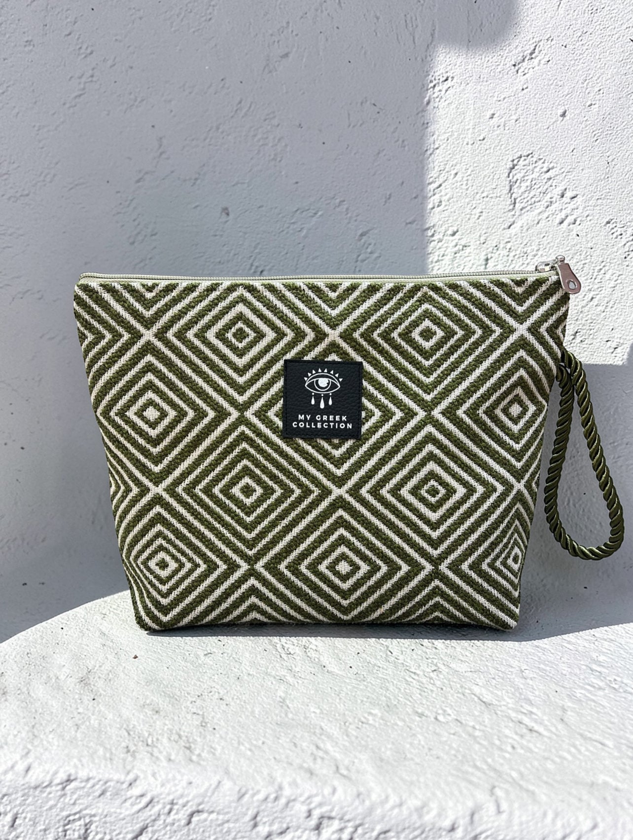Artemis / Olive green pouch bag