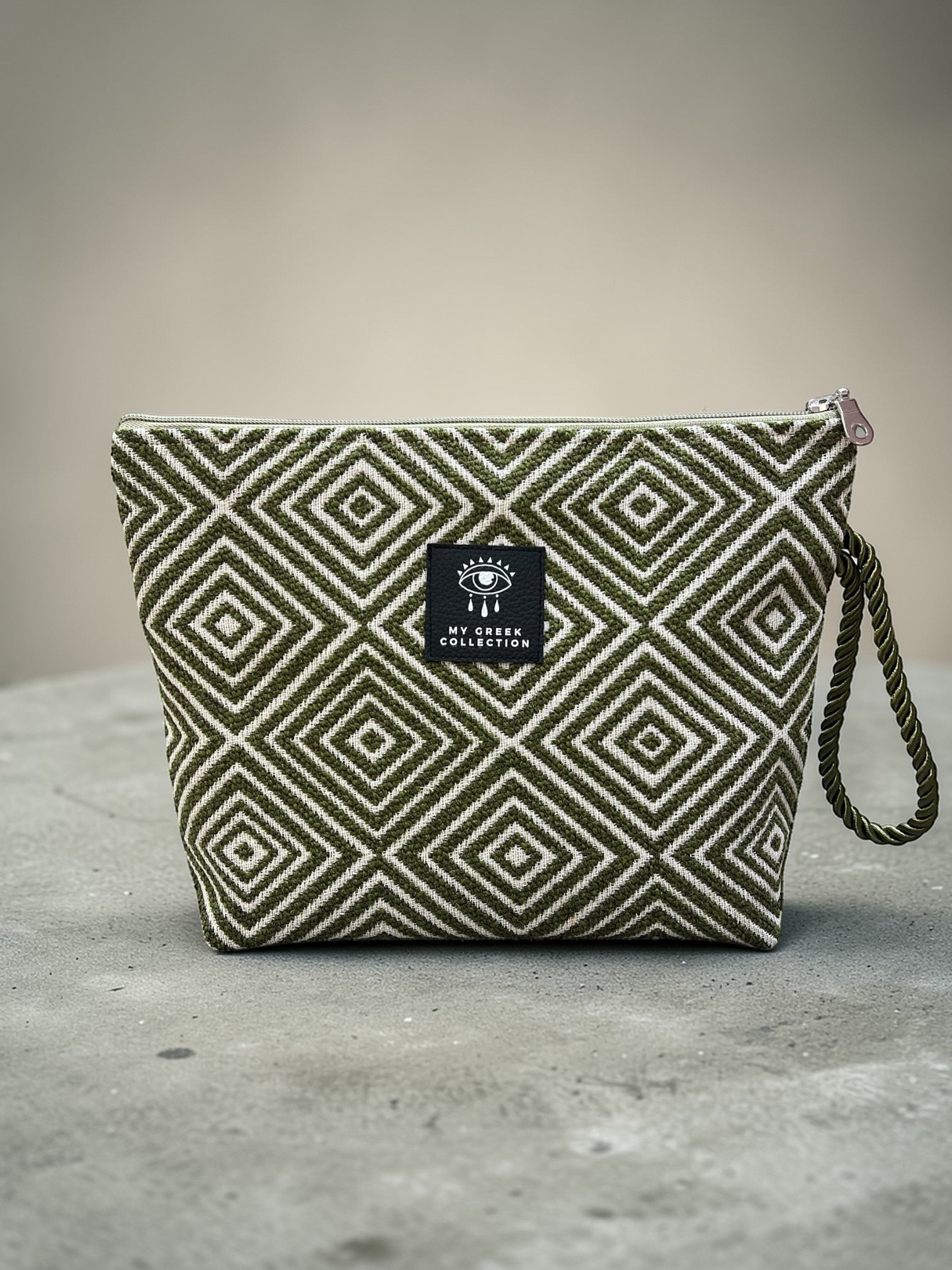Artemis / Olive green pouch bag