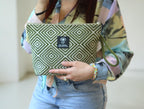 Artemis / Olive green pouch bag