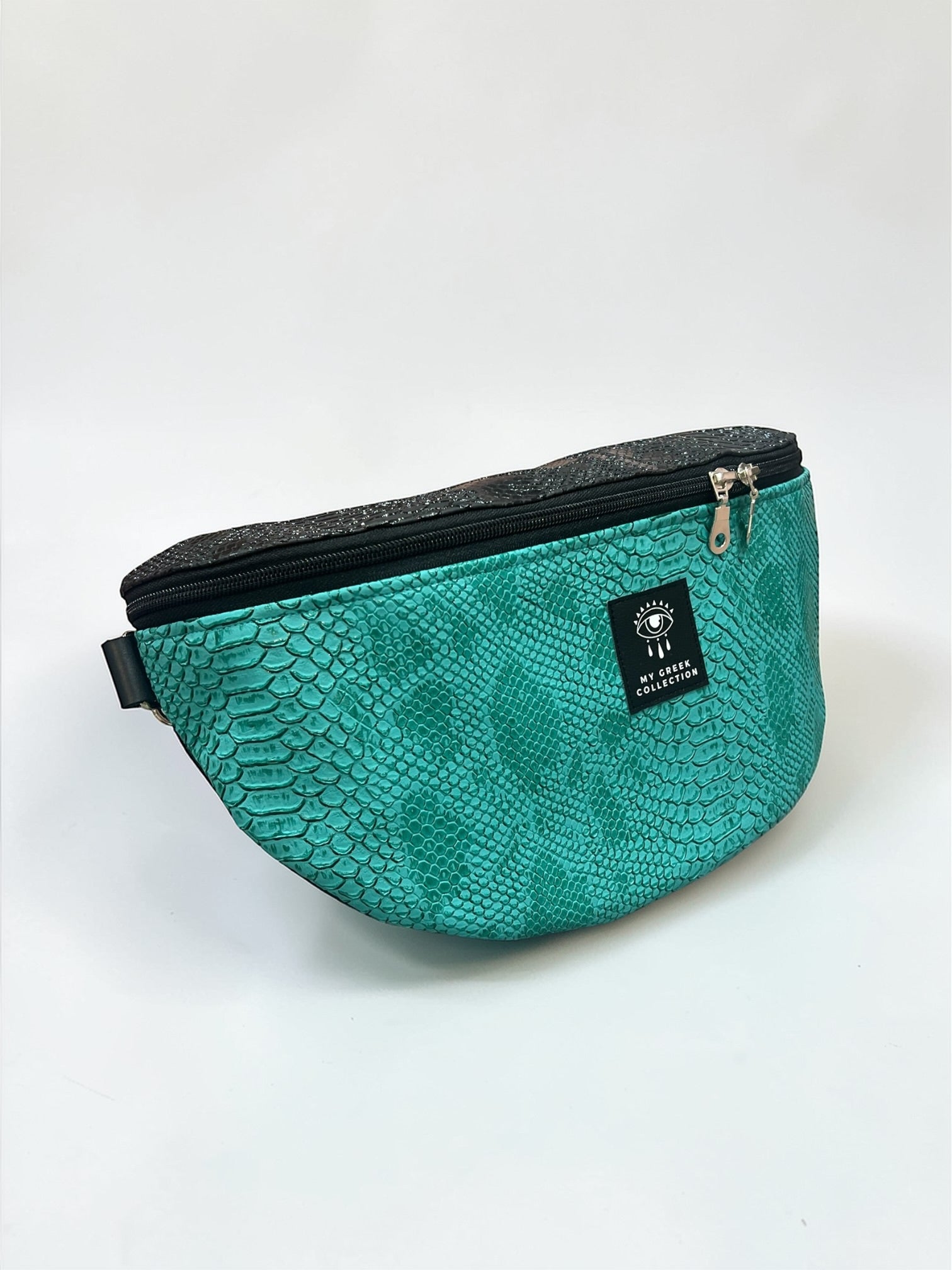 Hera / Snake effect large belt bag