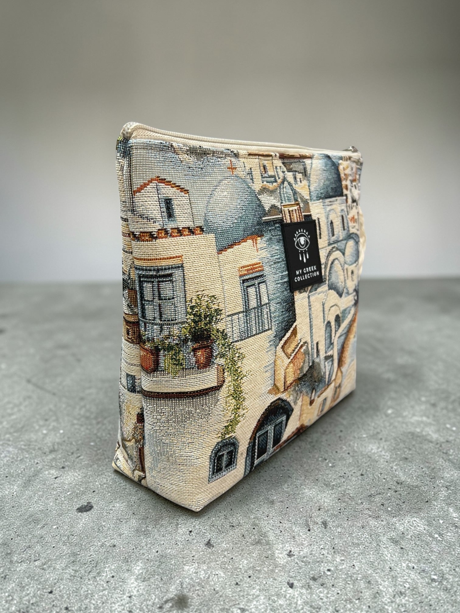 Artemis / Greek island Santorini pouch bag