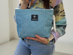 Artemis / Aegean Blue pouch bag
