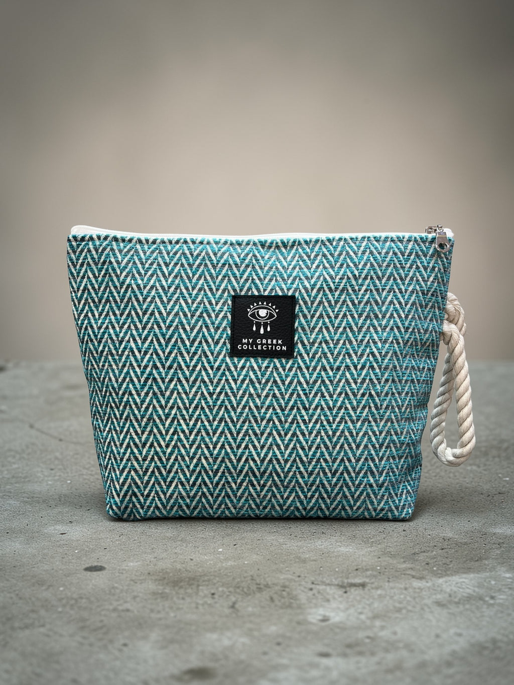 Artemis / Aegean Blue pouch bag