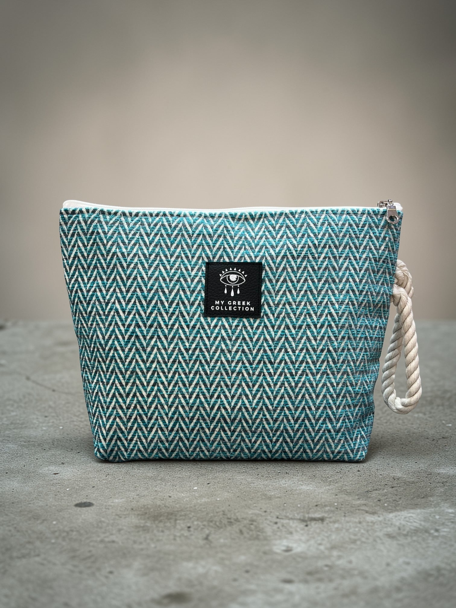 Artemis / Aegean Blue pouch bag