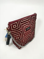 The Labyrinth / Crimson Red crossbody bag