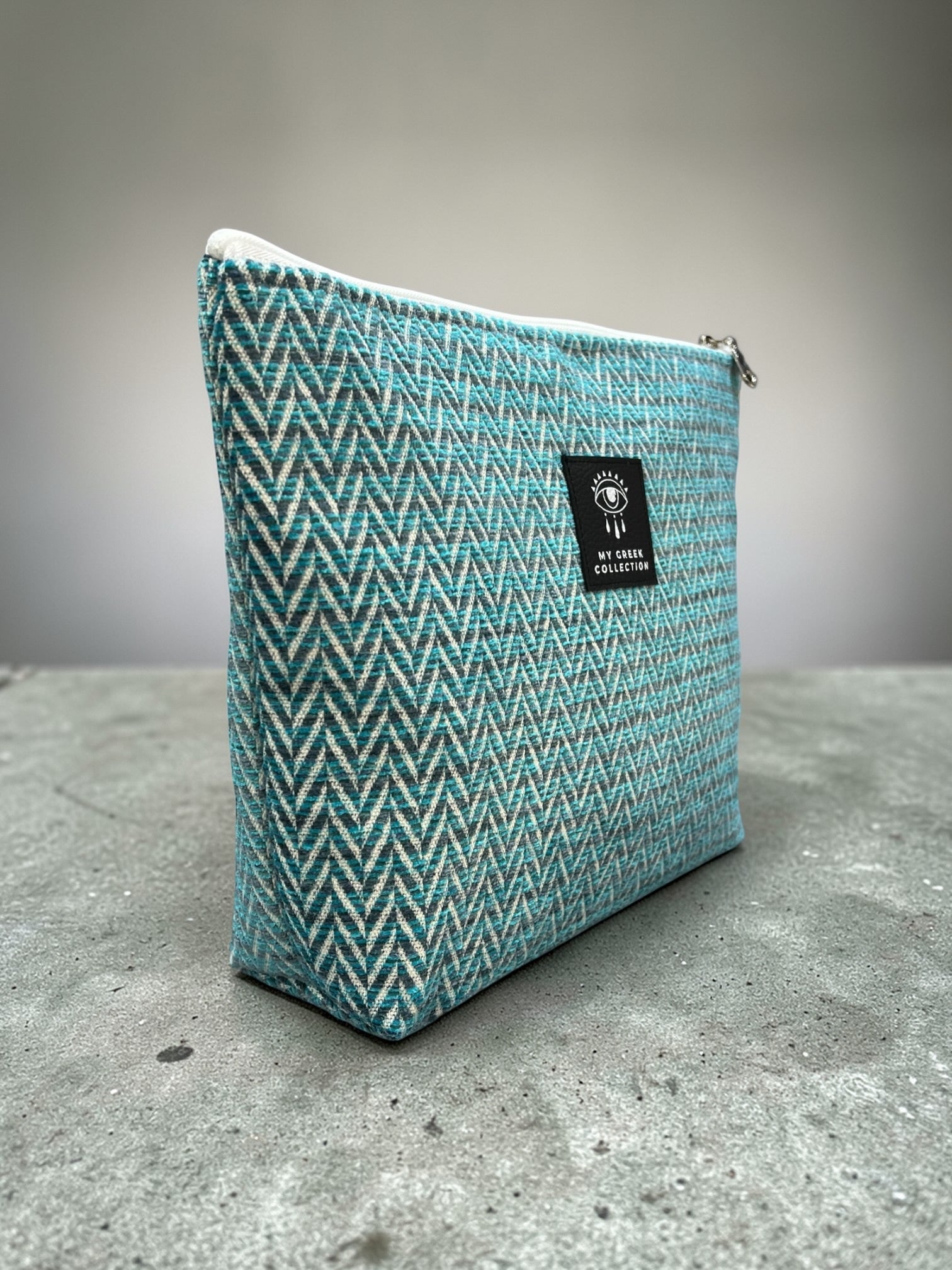 Artemis / Aegean Blue pouch bag