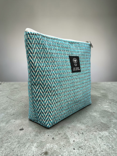 Artemis / Aegean Blue pouch bag