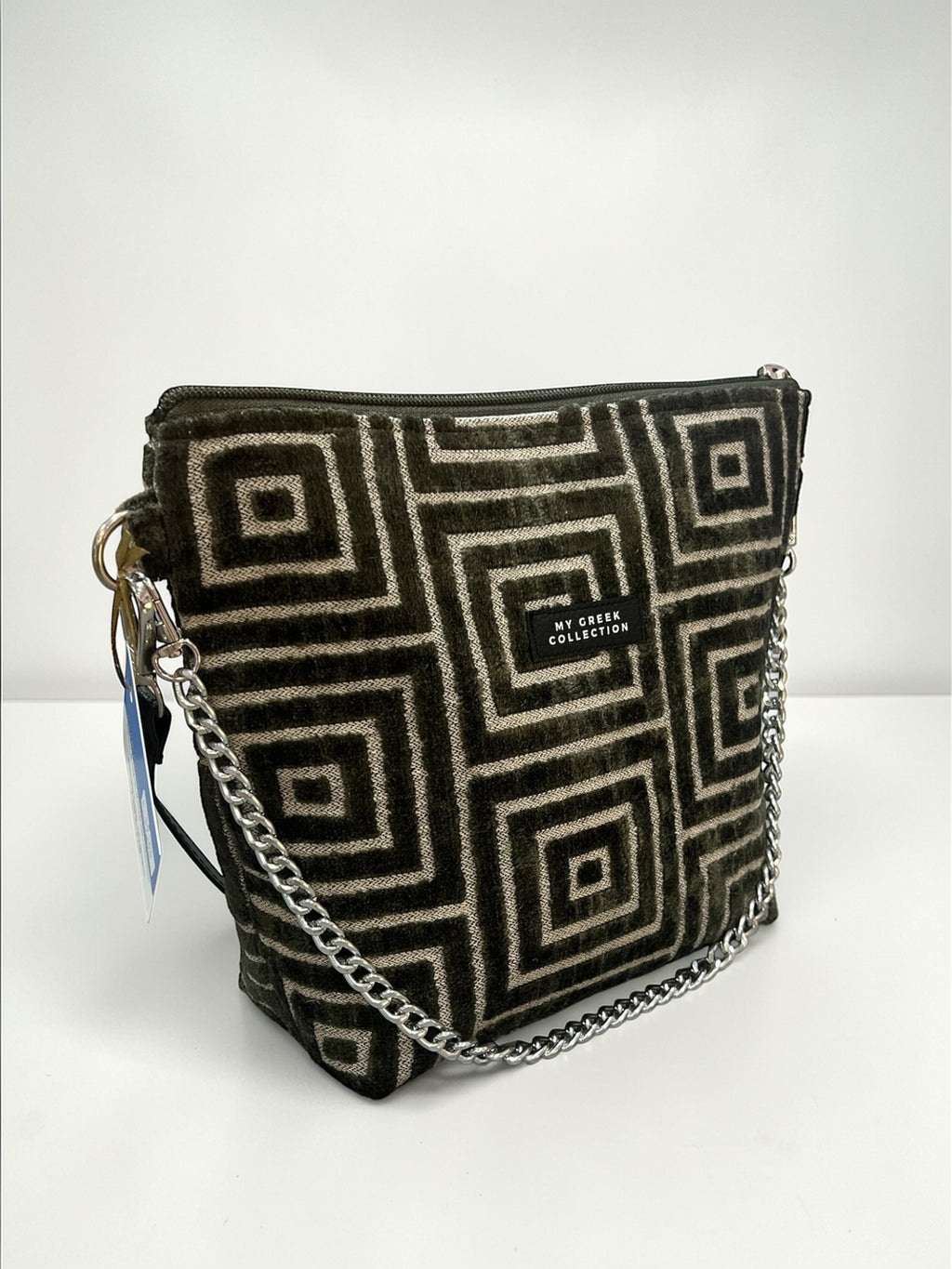 The Labyrinth / Crimson Red Crossbody Bag