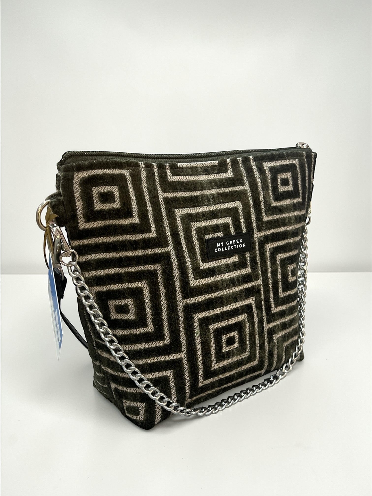 The Labyrinth / Crimson Red Crossbody Bag