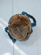 Everyday and Beach Tote Bag / Greek Kourelou Bag: Boho Mediterranean Style Cotton Shoulder Bag