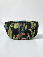 Hera / Cactus black large belt bag