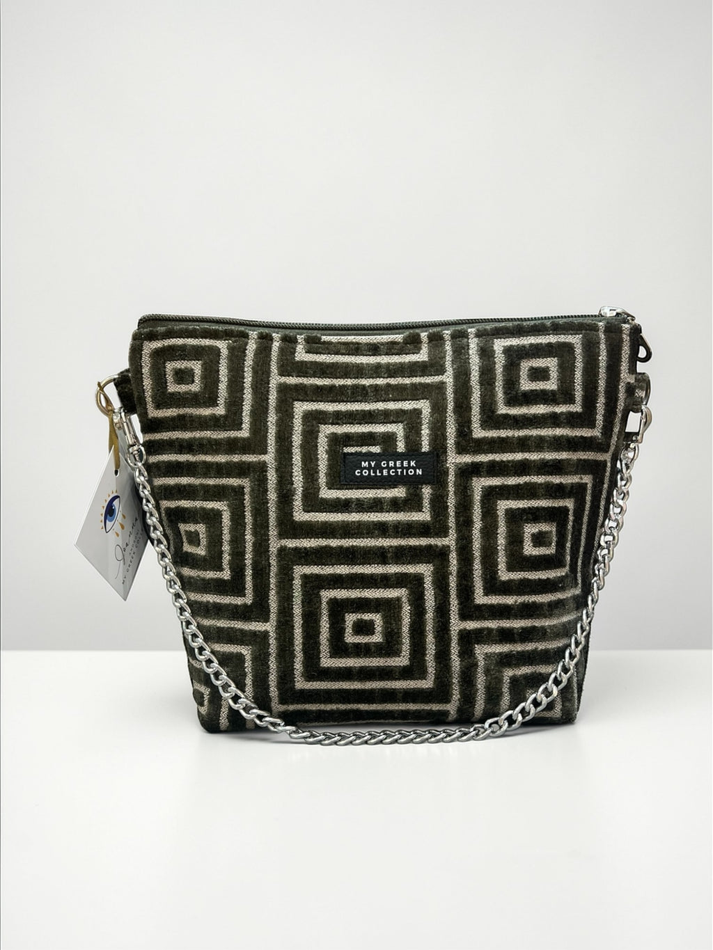 The Labyrinth / Crimson Red Crossbody Bag