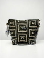 The Labyrinth / Crimson Red Crossbody Bag