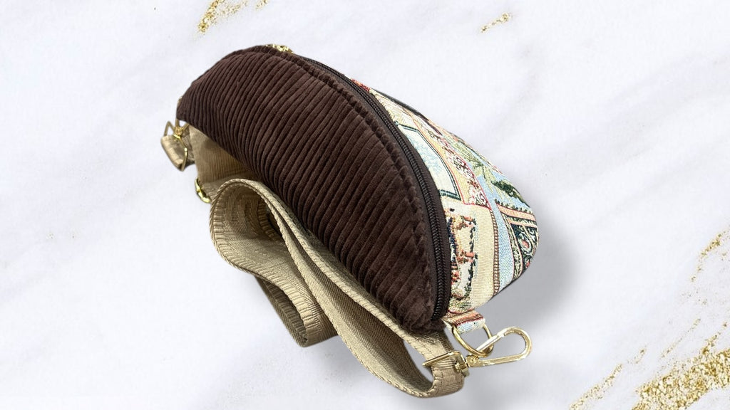 Τσάντα μέσης / μπανάνα χειροποίητη