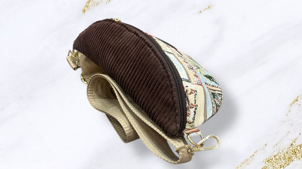 Τσάντα μέσης / μπανάνα χειροποίητη