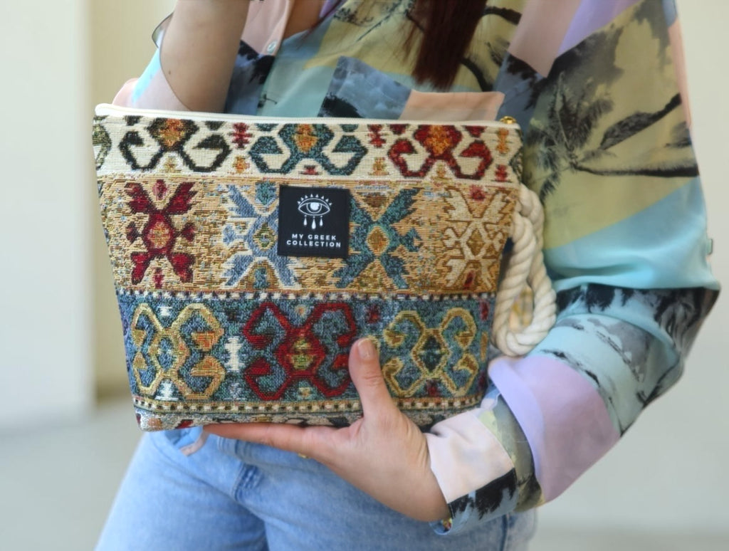 Artemis / The Byzantine Mosaic pouch bag