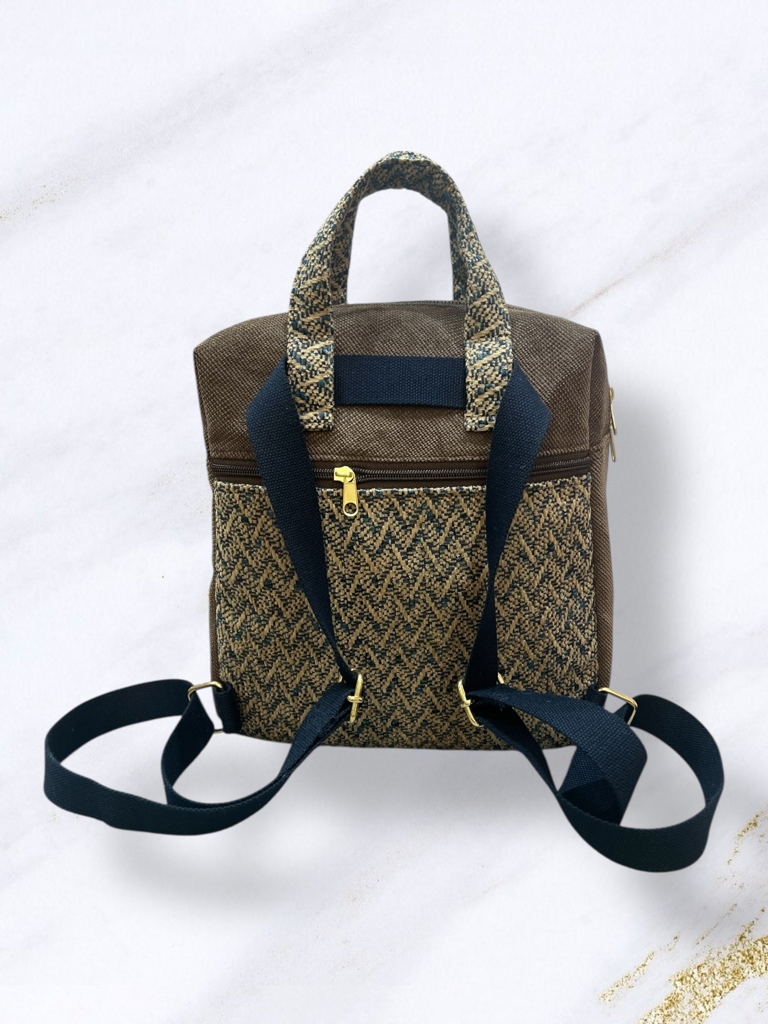 Χειροποίητη τσάντα πλατης / backpack