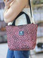 Leda / The Labyrinth Tote - Crimson Red