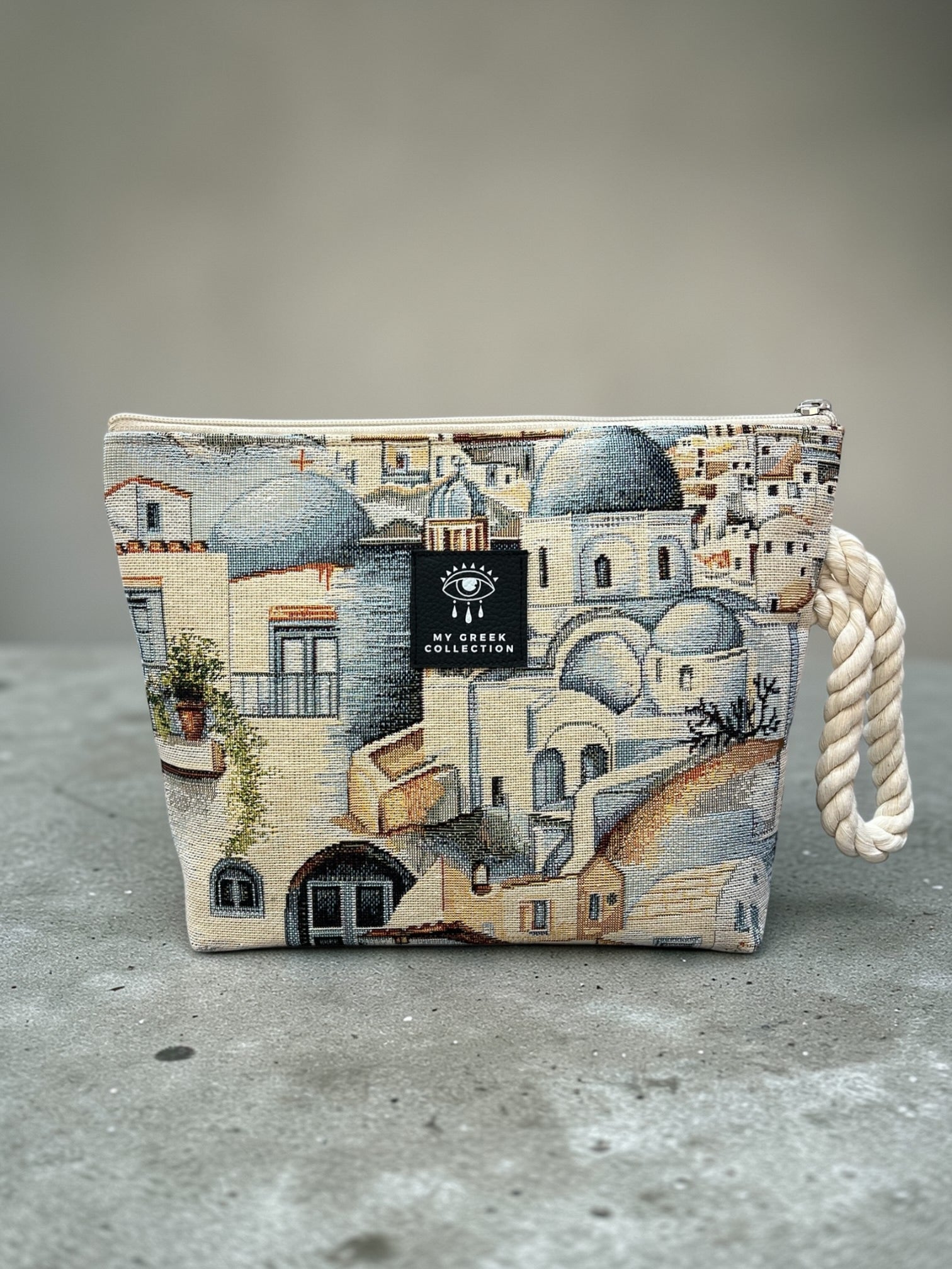 Artemis / Greek island Santorini pouch bag