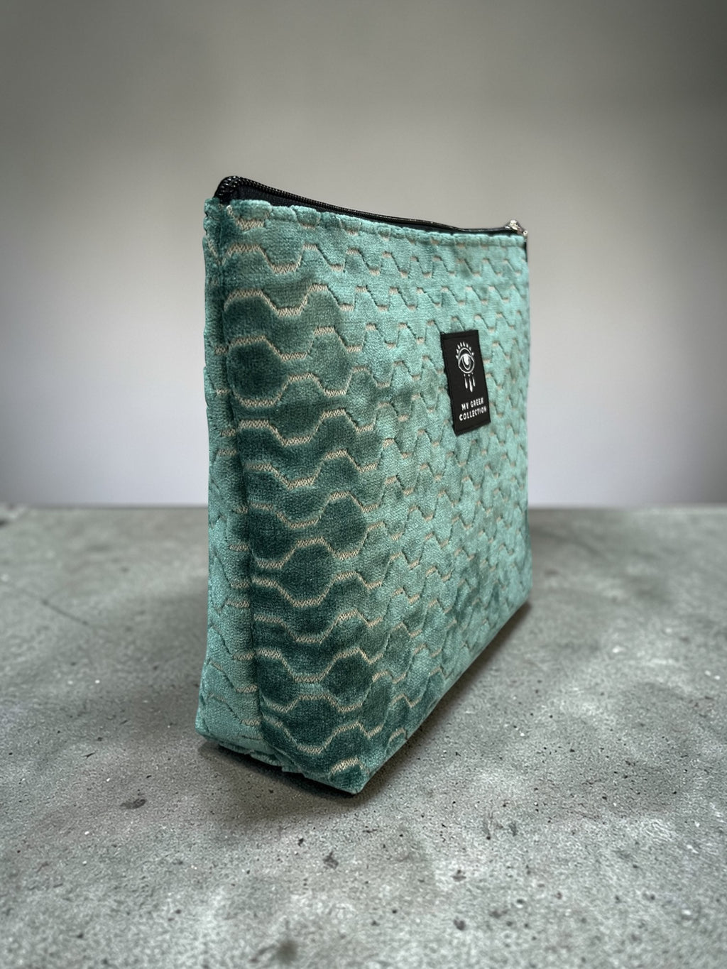 Artemis / The Emerald Velvet pouch bag