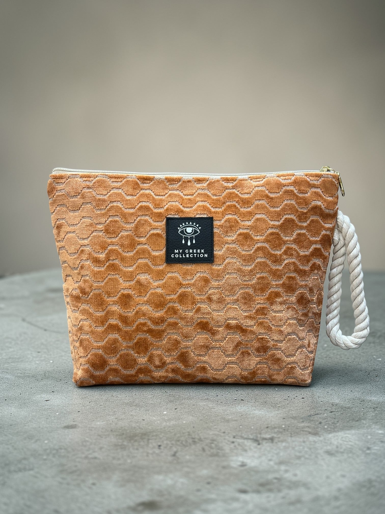 Artemis / The Honeycomb velvet pouch bag