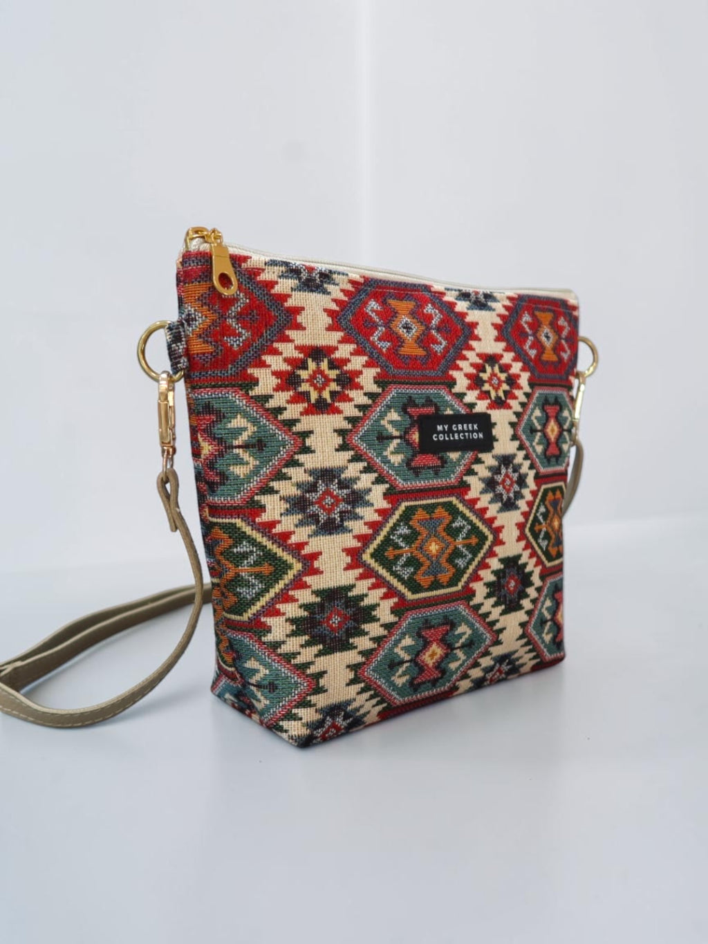 Olympia / Ethnic small crossbody bag