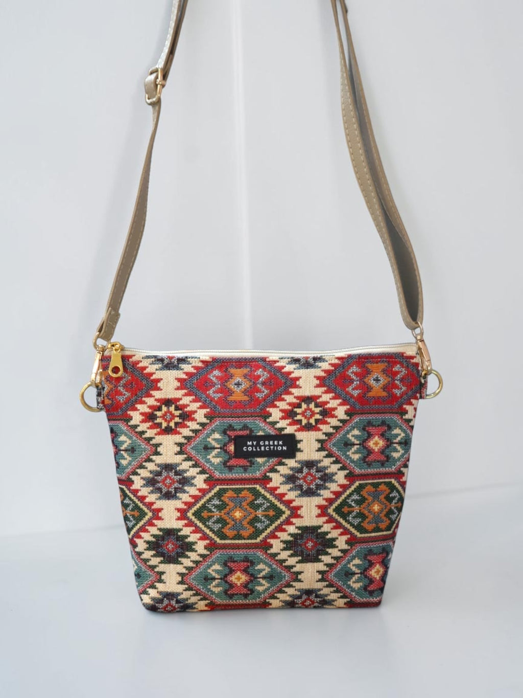 Olympia / Ethnic small crossbody bag