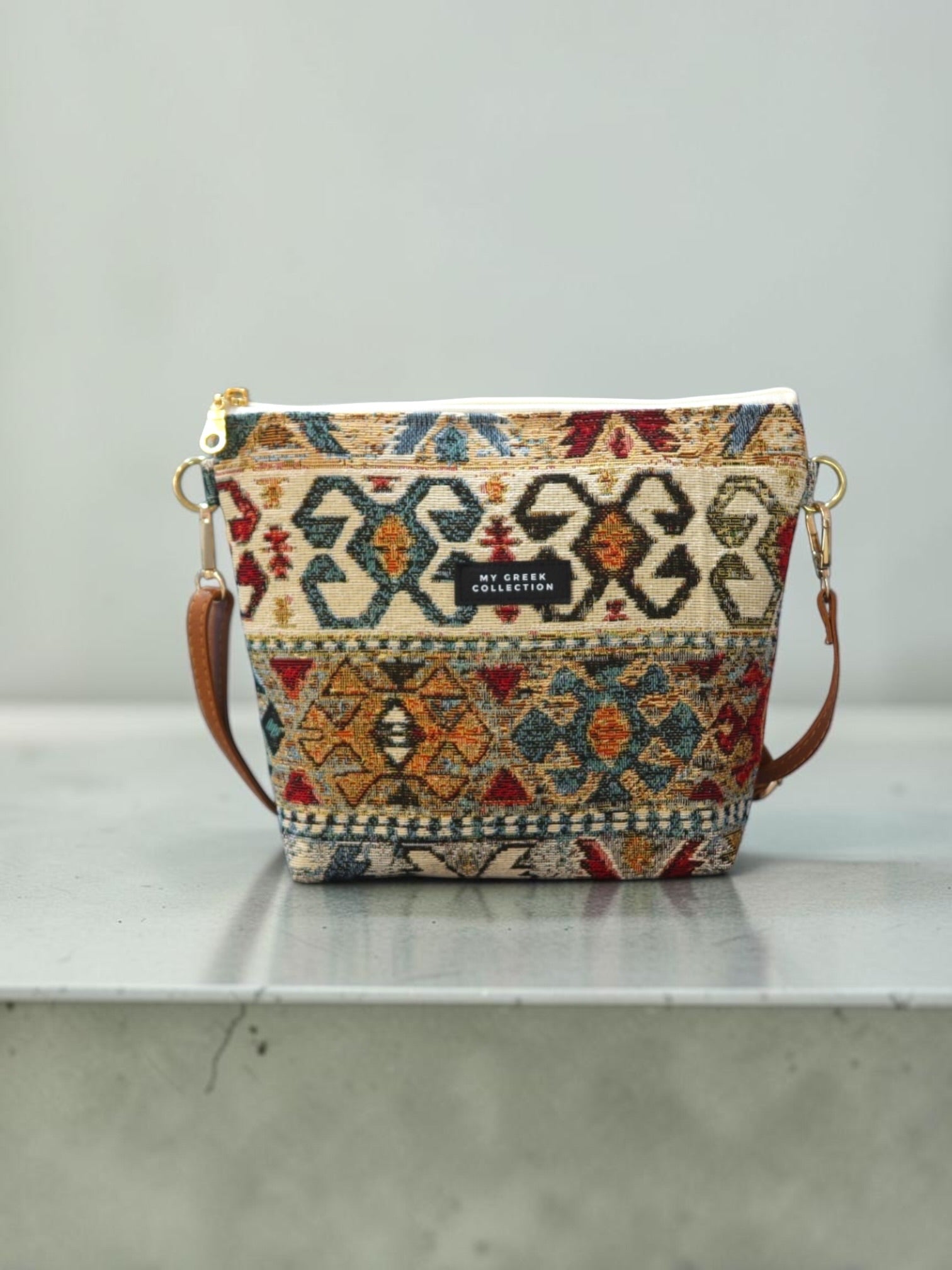 Olympia / Ethnic small crossbody bag