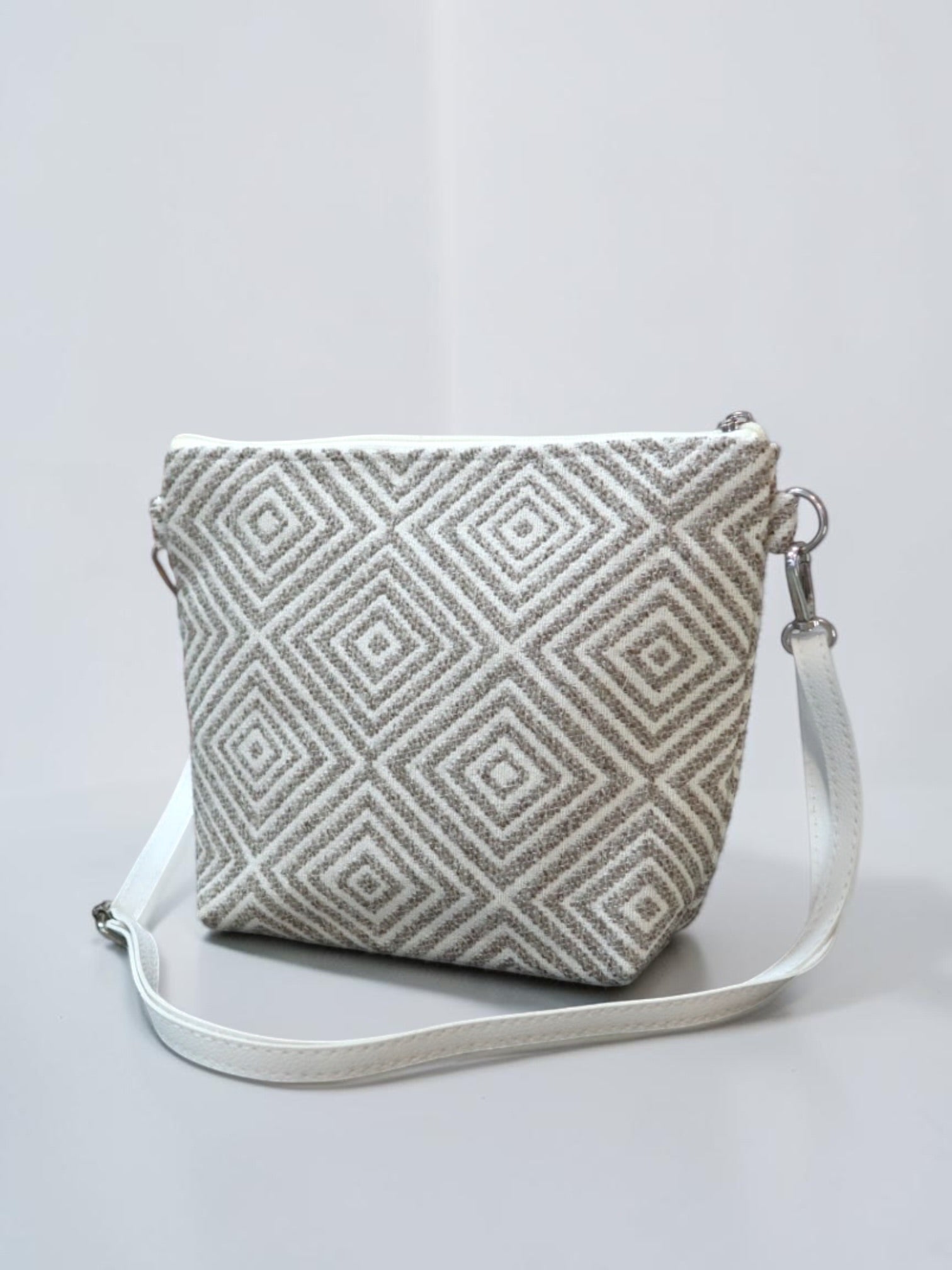 Olympia / Beige small crossbody bag