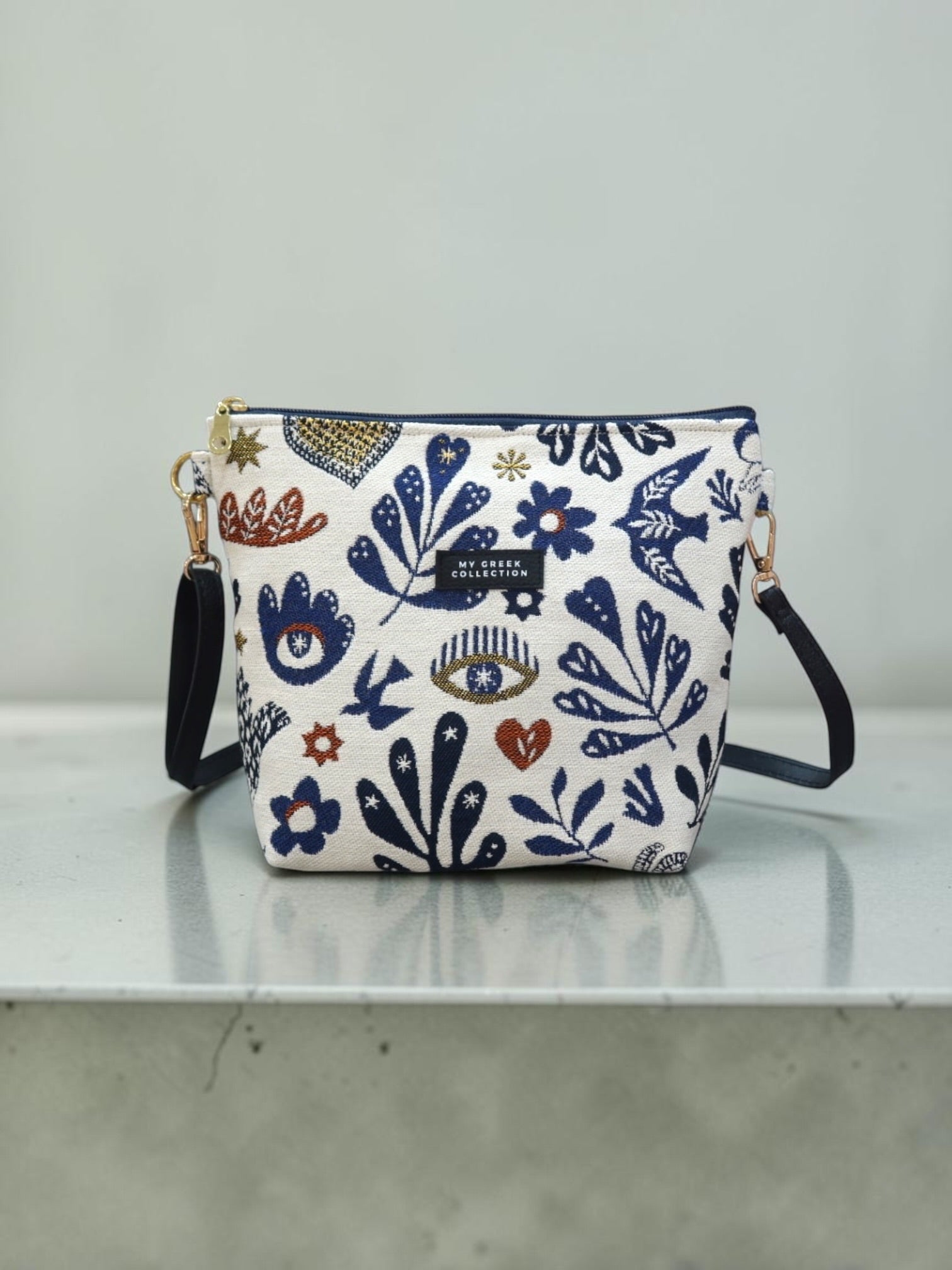 Olympia / Leaves small crossbody bag