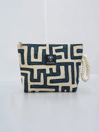 Artemis / Greek island labyrinth pouch bag