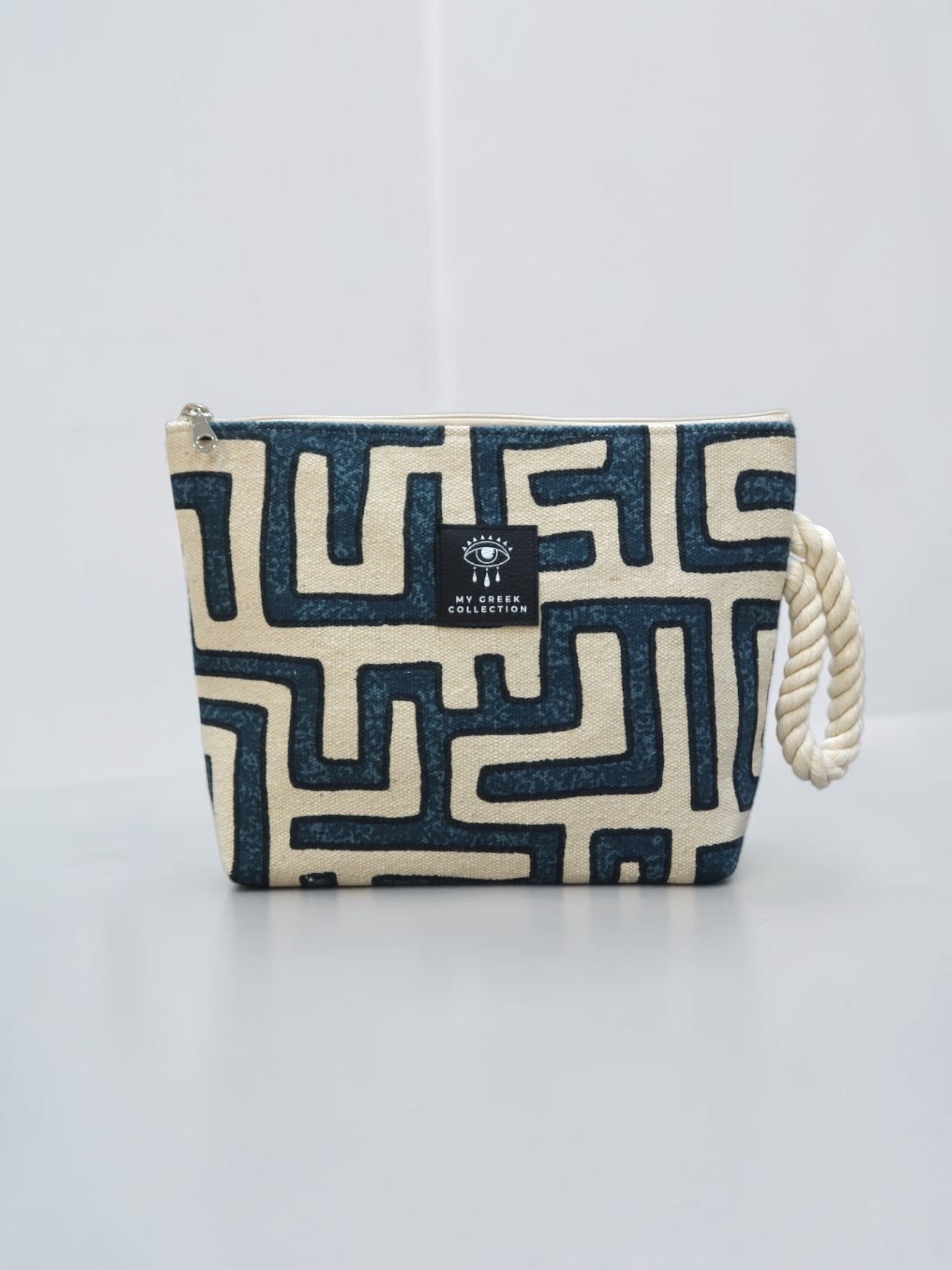 Artemis / Greek island labyrinth pouch bag
