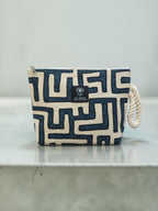 Artemis / Greek island labyrinth pouch bag