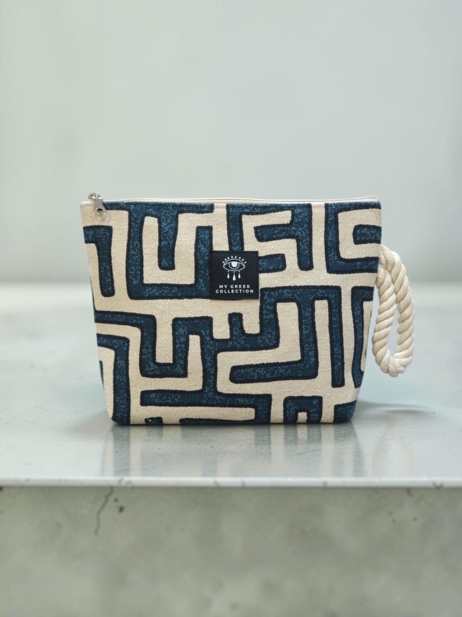 Artemis / Greek island labyrinth pouch bag
