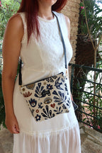 Olympia / Leaves small crossbody bag