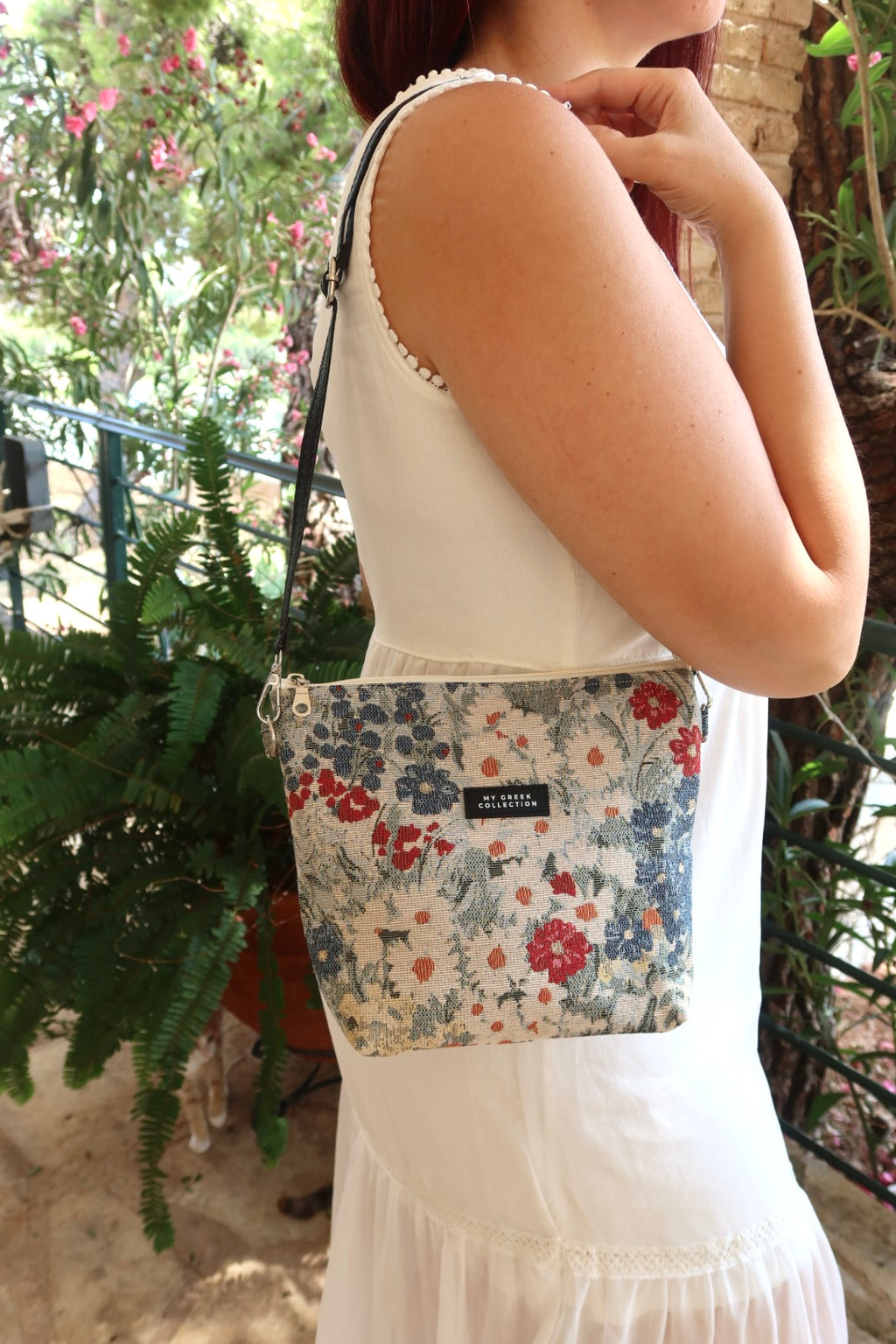 Olympia / Floral small crossbody bag