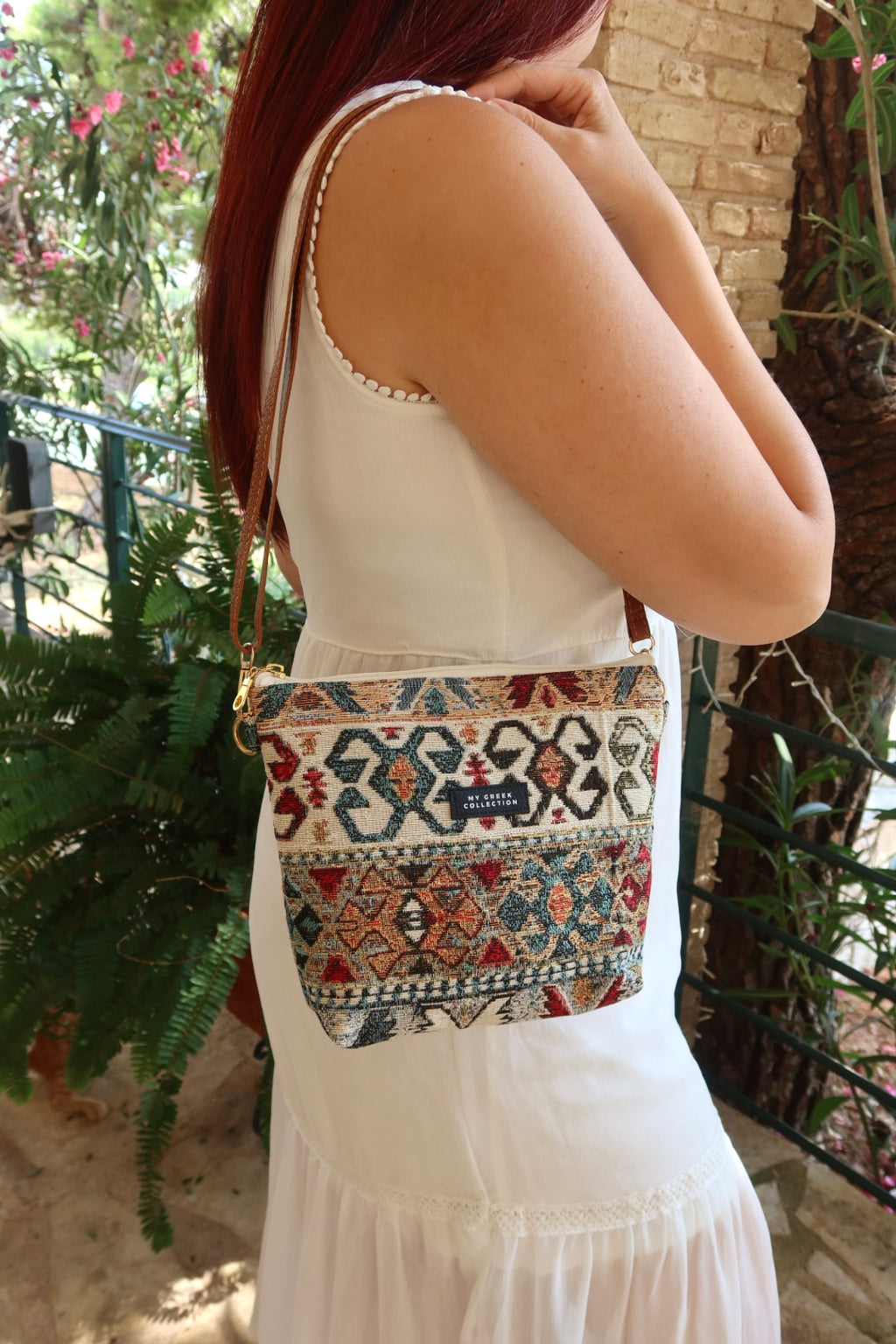 Olympia / Ethnic small crossbody bag