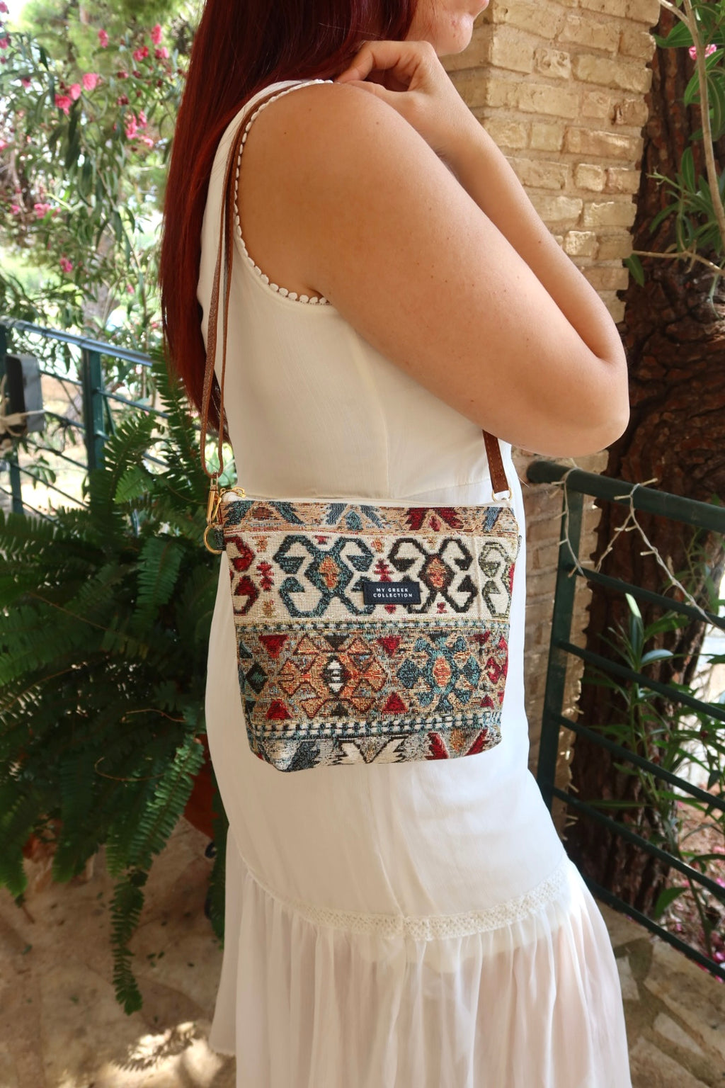 Olympia / Ethnic small crossbody bag