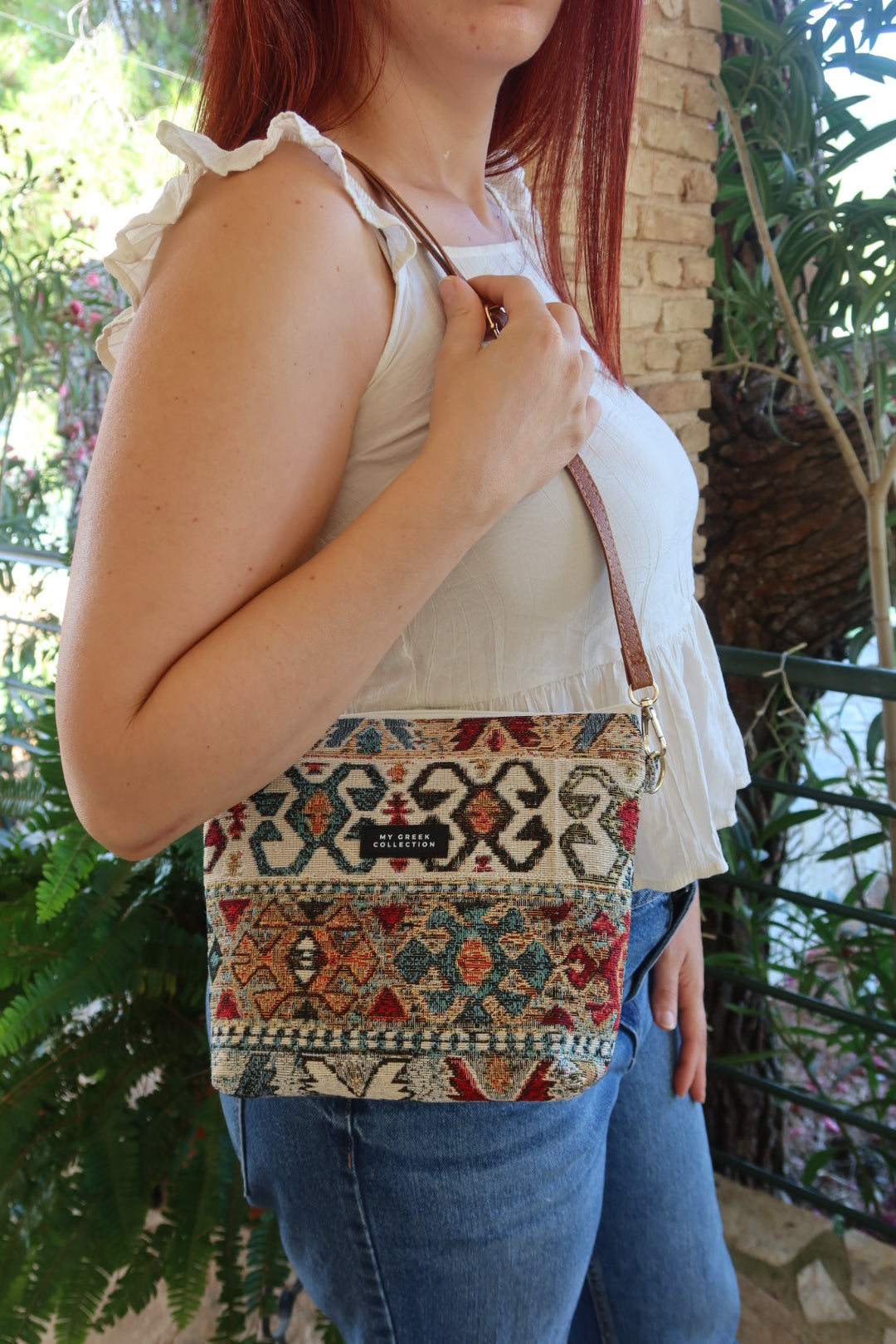 Olympia / Ethnic small crossbody bag