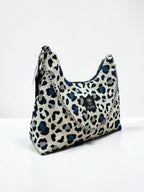 Hecate Large / Blue Leopard hobo bag