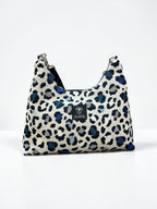 Hecate Large / Blue Leopard hobo bag