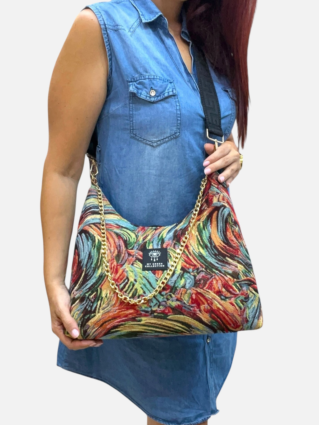 Hecate Large / Color Swirl hobo bag
